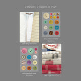 oab button sticker set