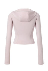Petite zip-up - pink