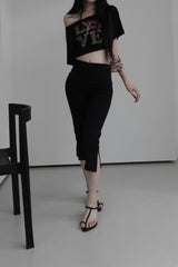 leopard love off shoulder T (2color)
