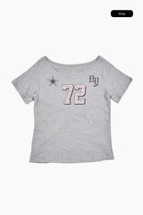 チェッカーボードニューヨークプリンティングTシャツ