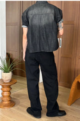 [4SEASON] Regular semi wide cotton pants(2color)