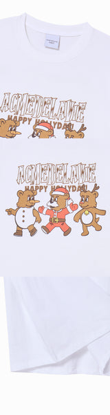 25FW AC BEAR FRIEND X-MAS SHORT SLEEVE T-SHIRT