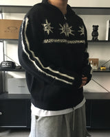 HX モヘアトラックニットジップアップ (3C)