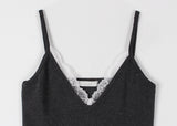 SLIP LACE SLEEVELESS