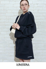 ロゴバイオスウェットシャツ_NAVY