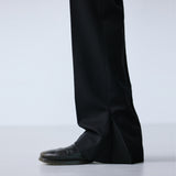2way hidden extend bootcut slacks black