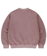 GRUNGE SLOGAN PIGMENT SWEATSHIRT