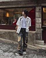 [LAN ARCHIVE] Destroyed Wide Denim Pant