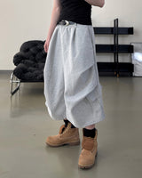 Veluke Belt Cargo Bermuda Pants