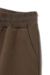 Fluffy Jogger Pants (Brown)