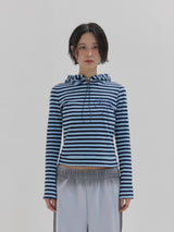 ベイビーフーディーTシャツ (Blue)