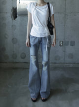 Bluven Damaged Bootcut Denim