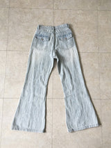 Cool washed bootcut denim