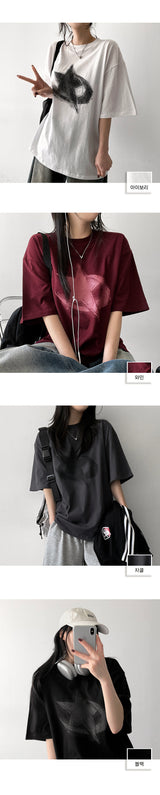 ライトボクシースター半袖Tシャツ