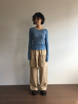 Wavy flare skirt pants (3color)