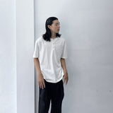 Collarless Henley Tee