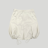 PUMPKIN STRING SKIRT : IVORY