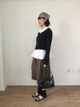 Tony Big Buckle Shoulder Bag (4color)