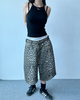レオパードプリントデニムバミューダパンツ🐅❤