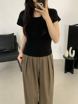 [1+1] ルエル ラウンドネック半袖Tシャツ