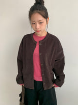 デカール テンセルウール ラウンドロングスリーブTシャツ
