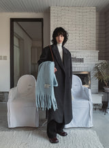 Leak damage wool double coat