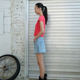 ナンバーストレッチTシャツ red