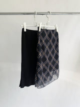 Prepy Midi Flared Skirt