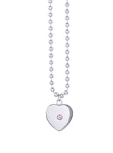 Heart stone naming necklace
