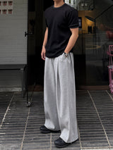 ストレート ワイドスウェットパンツ
