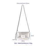 GLOSSY STRING CROSS BAG