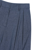 ワイドリネンパンツ (Denim)