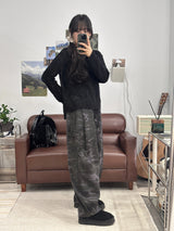 CAMO CARPENTER SNAP SWEAT PANTS