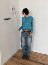 DEEP WASHED DENIM