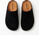 Suede Clogs Black