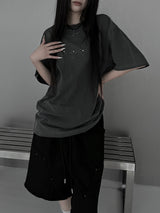 [unisex] pigment cross overfit short sleeve T (2color)