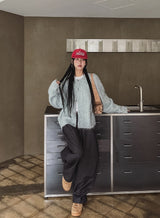 Prague wool hair cardigan