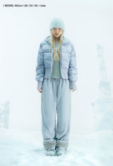 Reversible Check Padded Jacket / Grey