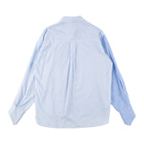 asymmetry stripe overshirt
