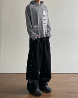 Vine Stripe Hood Long Sleeve