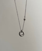bbpo donut coin stainless steel ball bead necklace