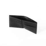 Plain Bi-fold 6CC 1/2 Wallet_Black