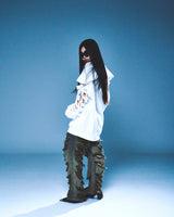 DESTROYED DENIM PANTS (BLUE)