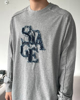 ビンテージパッチ長袖Tシャツ
