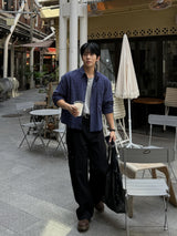 Mile cropped long-sleeve shirt