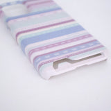 [MADE] Soft stripe case (Blueberry mint)