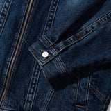 BINDING POINT DENIM JACKET
 - BLUE