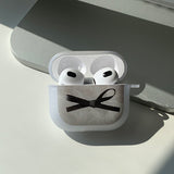 Lace Black Core AirPods Case_matt