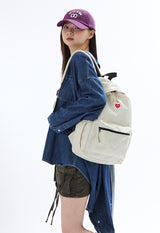 OCYN BASIC EMB BACK PACK_IVORY