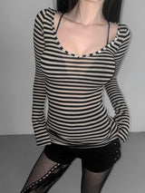 レモネードストライプTシャツ